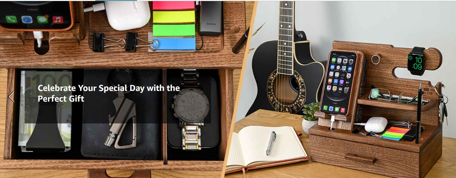 المنظم المكتبي على المكتب