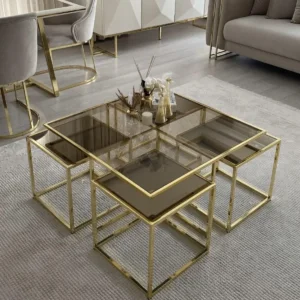 طقم طاولات وسط متداخلة