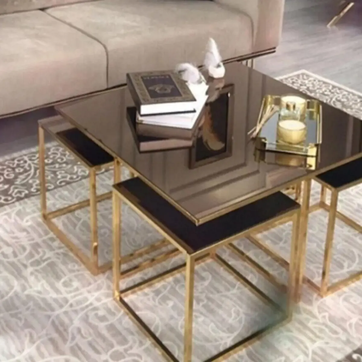 طقم طاولات وسط متداخلة - Image 4