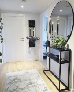 كونسول مدخل أنيق مع مرآة